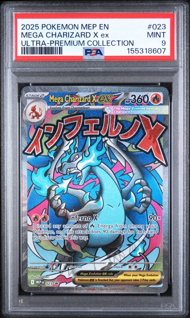 2025 Pokemon Mega Charizard X Ex Ultra-premium Collection PSA 9 #023