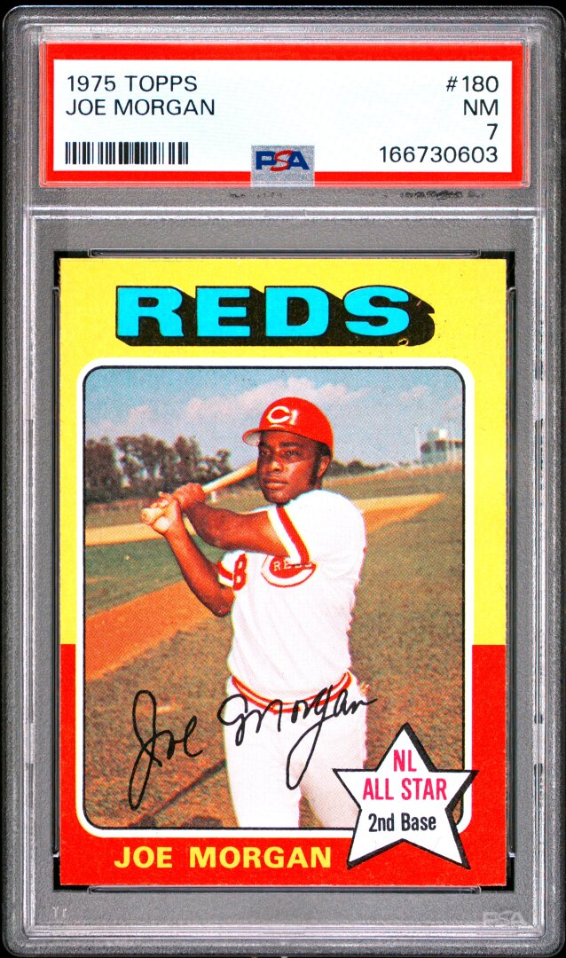 1975 Topps Joe Morgan PSA 7 #180