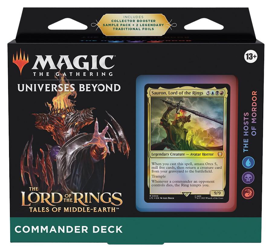 MTG: The Lord of the Rings: Tales of Middle-earth Commander Deck -The Hosts of Mordor - Commander