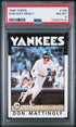 1986 TOPPS 180 DON MATTINGLY PSA 8 - front