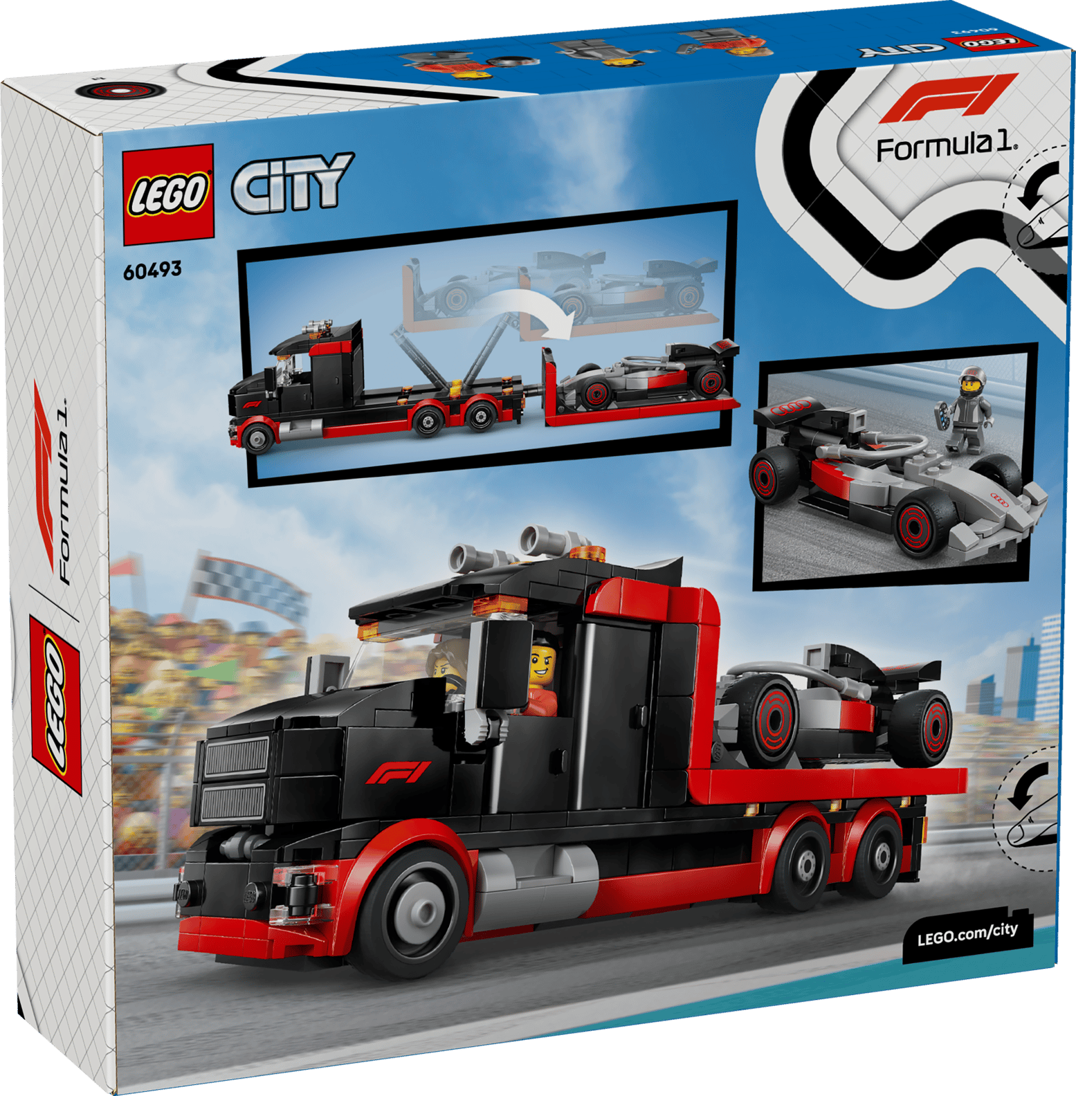 Lego F1 Display Truck with Audi F1 Race Car 60493