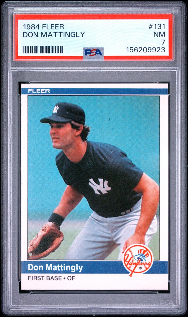 1984 Fleer Don Mattingly RC PSA 7 #131