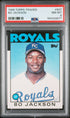 1986 Topps Traded Bo Jackson RC PSA 8 #50T