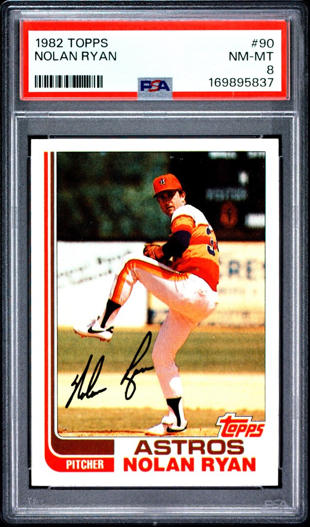 1982 Topps Nolan Ryan PSA 8 #90