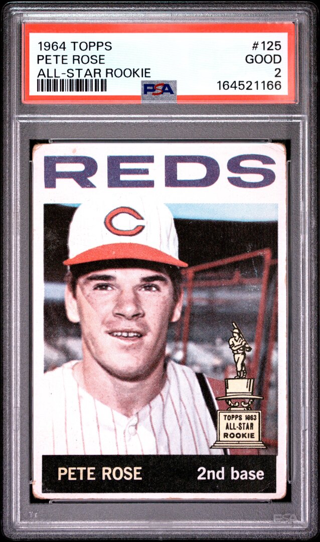 1964 Topps Pete Rose All-Star Rookie PSA 2 #125