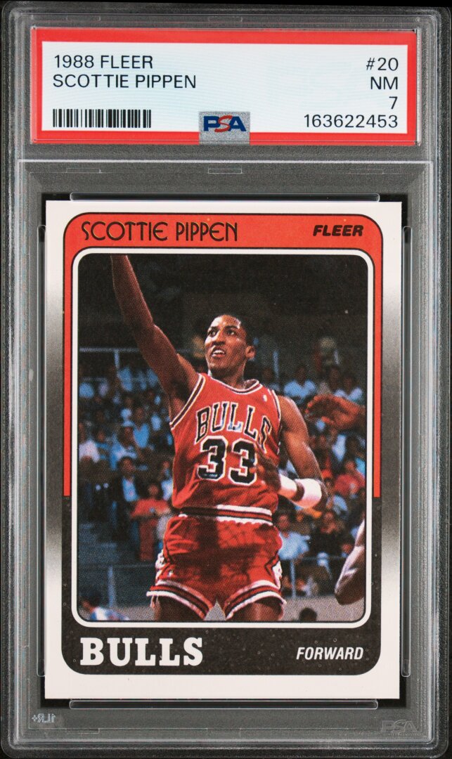 1988 Fleer Scottie Pippen PSA 7 #20