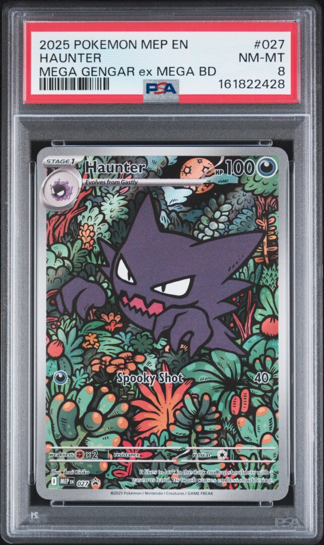 2025 Pokemon Haunter Mega Gengar Ex Mega Bd PSA 8 #027
