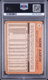 1969 Topps #100 Hank Aaron PSA 1
