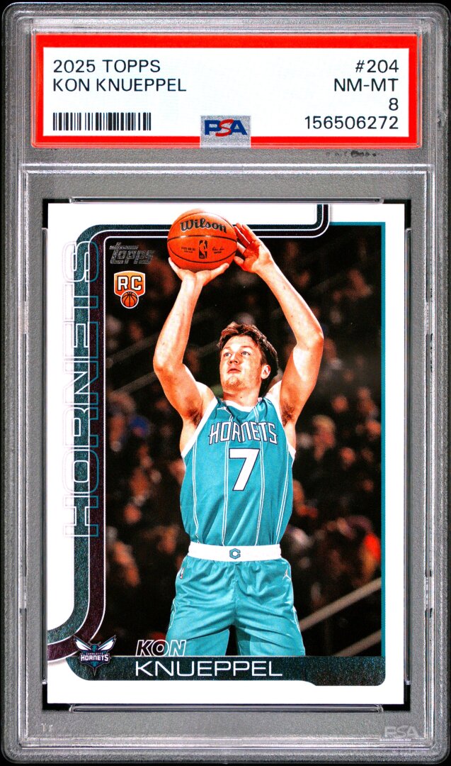 2025 Topps Kon Knueppel PSA 8 #204
