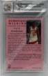1991-92 Fleer Dominique Wilkins Autograph Game Used Patch Beckett 10