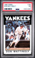 1986 TOPPS 180 DON MATTINGLY PSA 7 - front
