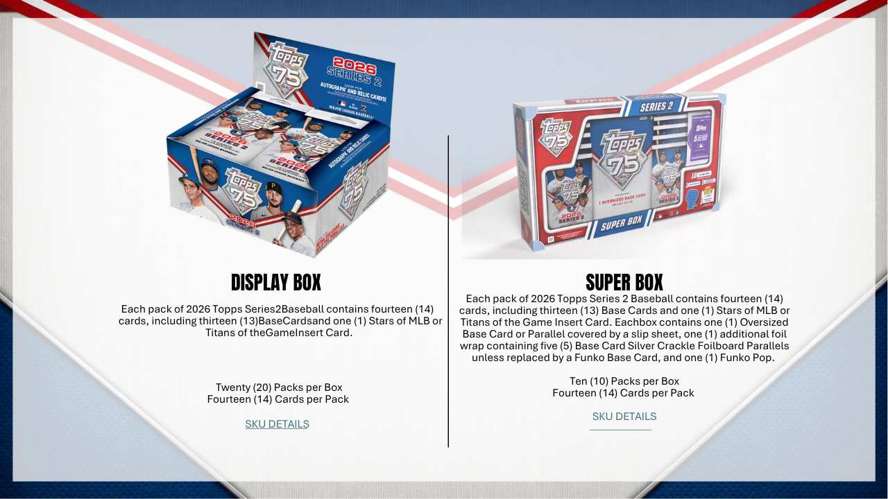 2026 Topps Series 2 Baseball Hobby Box