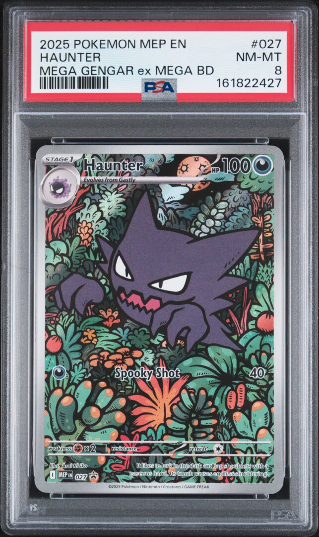 2025 Pokemon Haunter Mega Gengar Ex Mega Bd PSA 8 #027