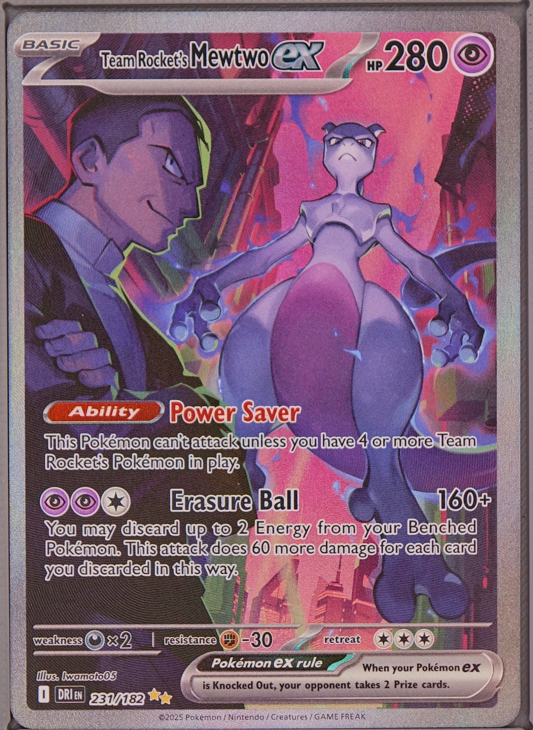 Team Rocket's Mewtwo ex - 231/182