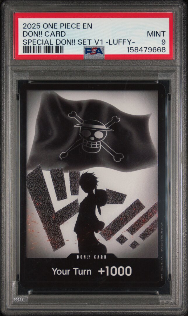2025 One Piece Promos Don!! Card Special Don!! Set V1 -luffy- PSA 9