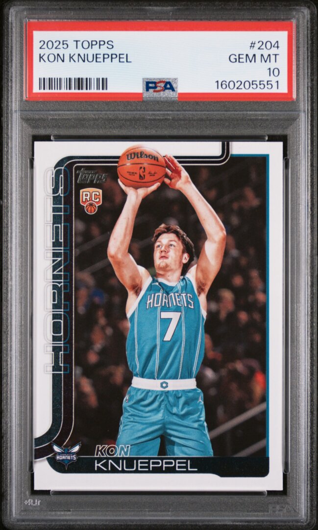 2025 Topps Kon Knueppel RC #204 PSA 10