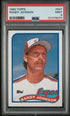 1989 TOPPS 647 RANDY JOHNSON PSA 9 - front