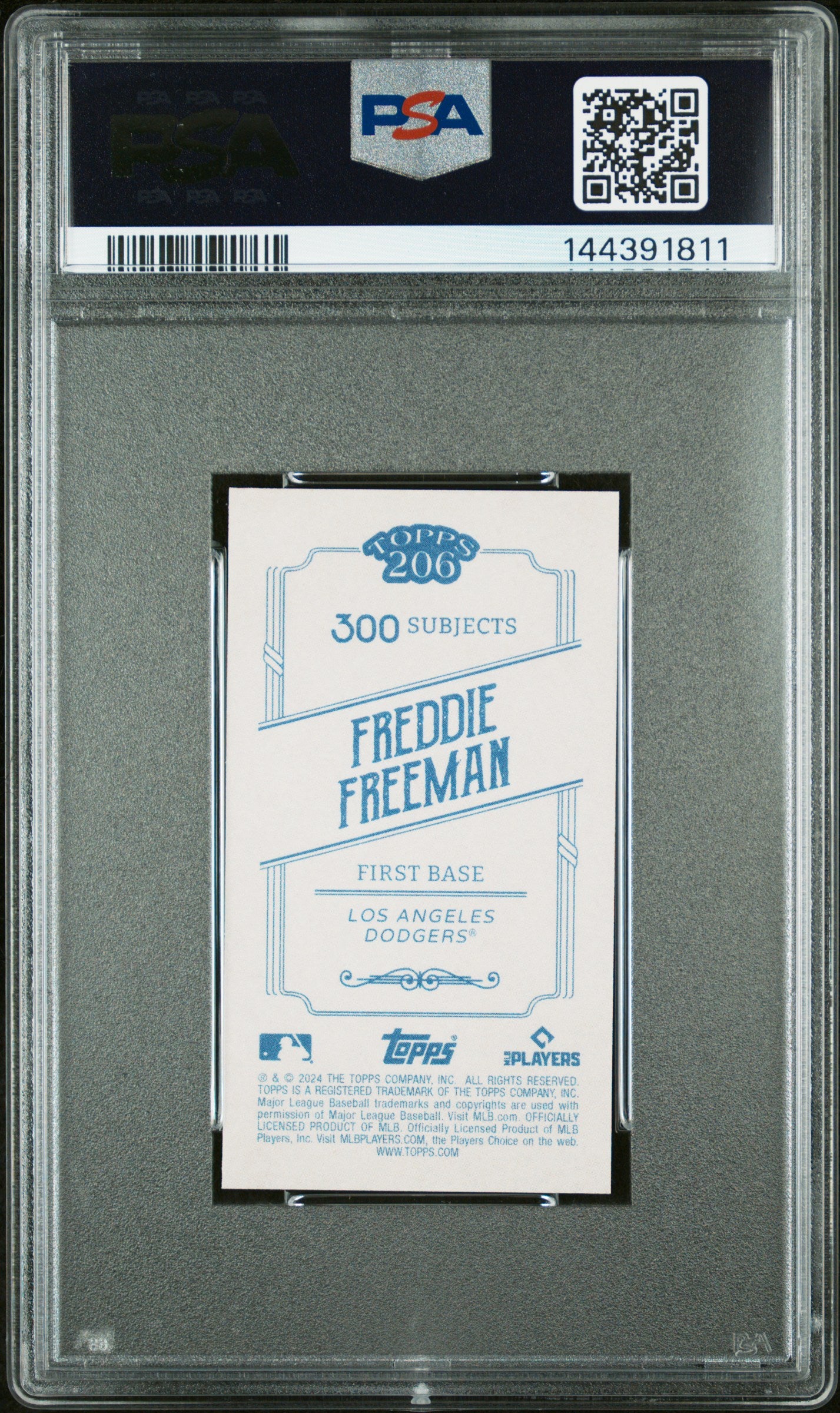 2024 Topps 206 Freddie Freeman PSA 10
