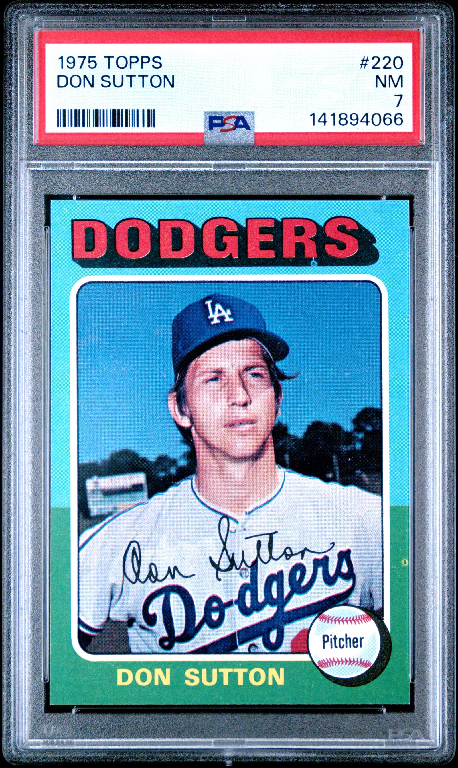 1975 Topps 220 Don Sutton PSA 7