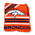 Denver Broncos Raschel Throw Blanket