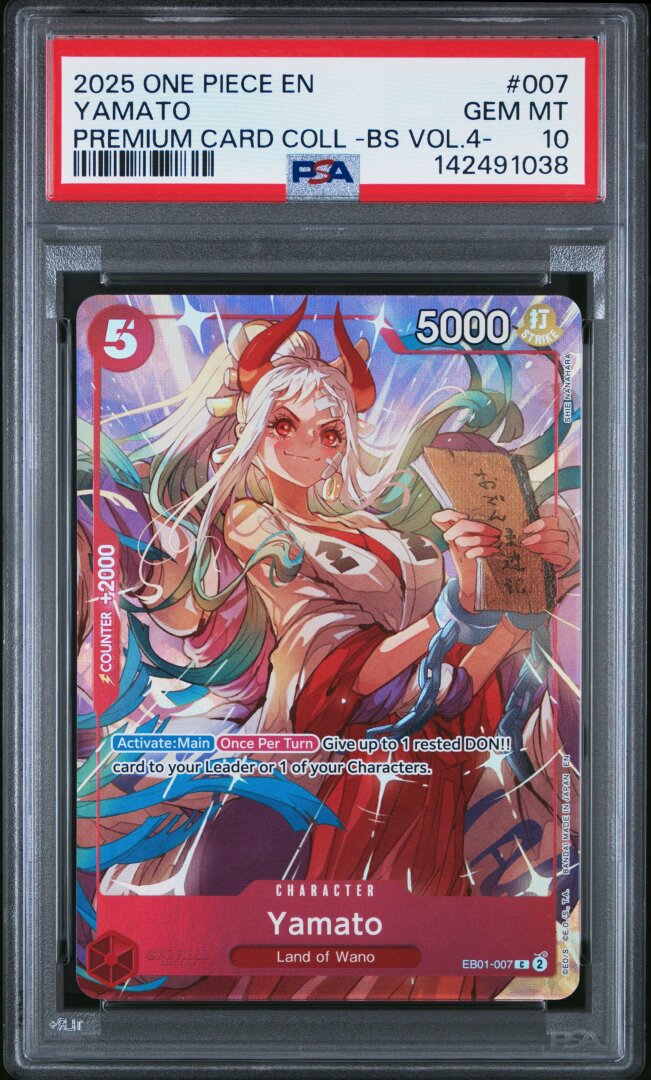 2025 One Piece Premium Collection Vol.4 Yamato #007 PSA 10