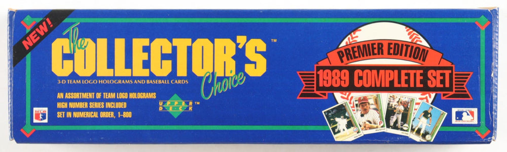 1989 Upper Deck Baseball Complete Set of (800) Factory Sealed