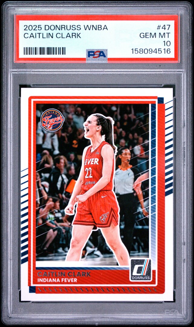 2025 Panini Donruss WNBA #47 Caitlin Clark PSA 10