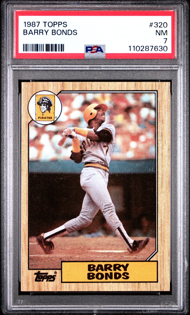 1987 Topps Barry Bonds RC PSA 7 #320