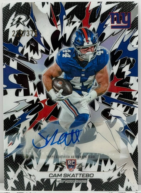 2025 Topps Composite #168 Cam Skattebo Rookie Auto /375