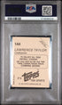 1982 Topps Stickers Lawrence Taylor Coming Soon PSA 8 #144