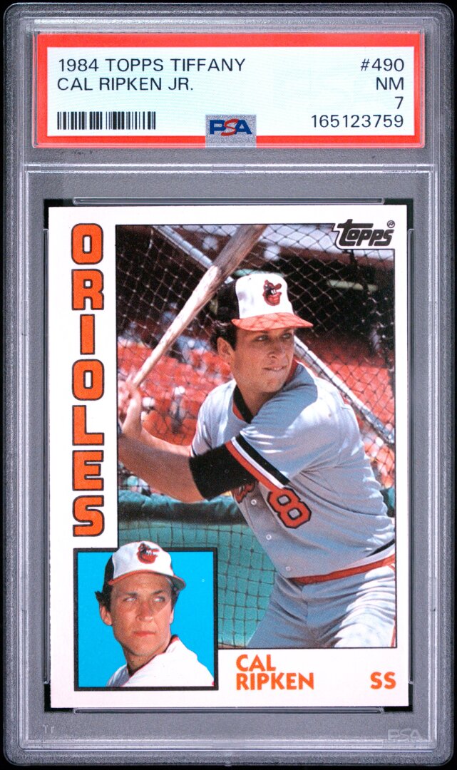 1984 Topps Tiffany Cal Ripken Jr. #490 PSA 7