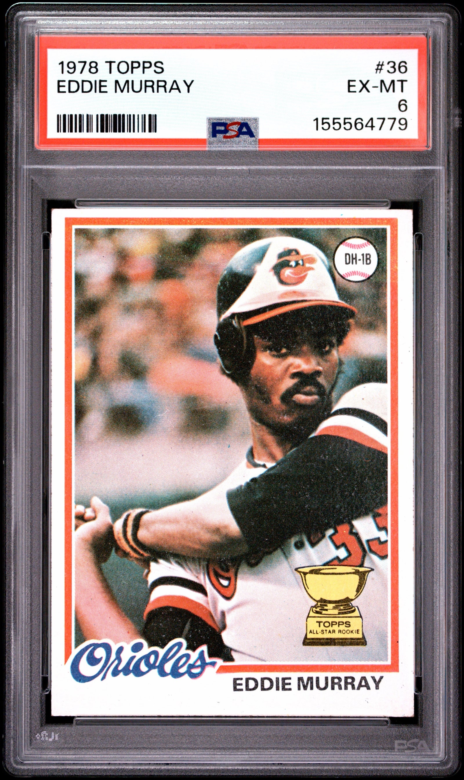 1978 Topps Eddie Murray RC PSA 6