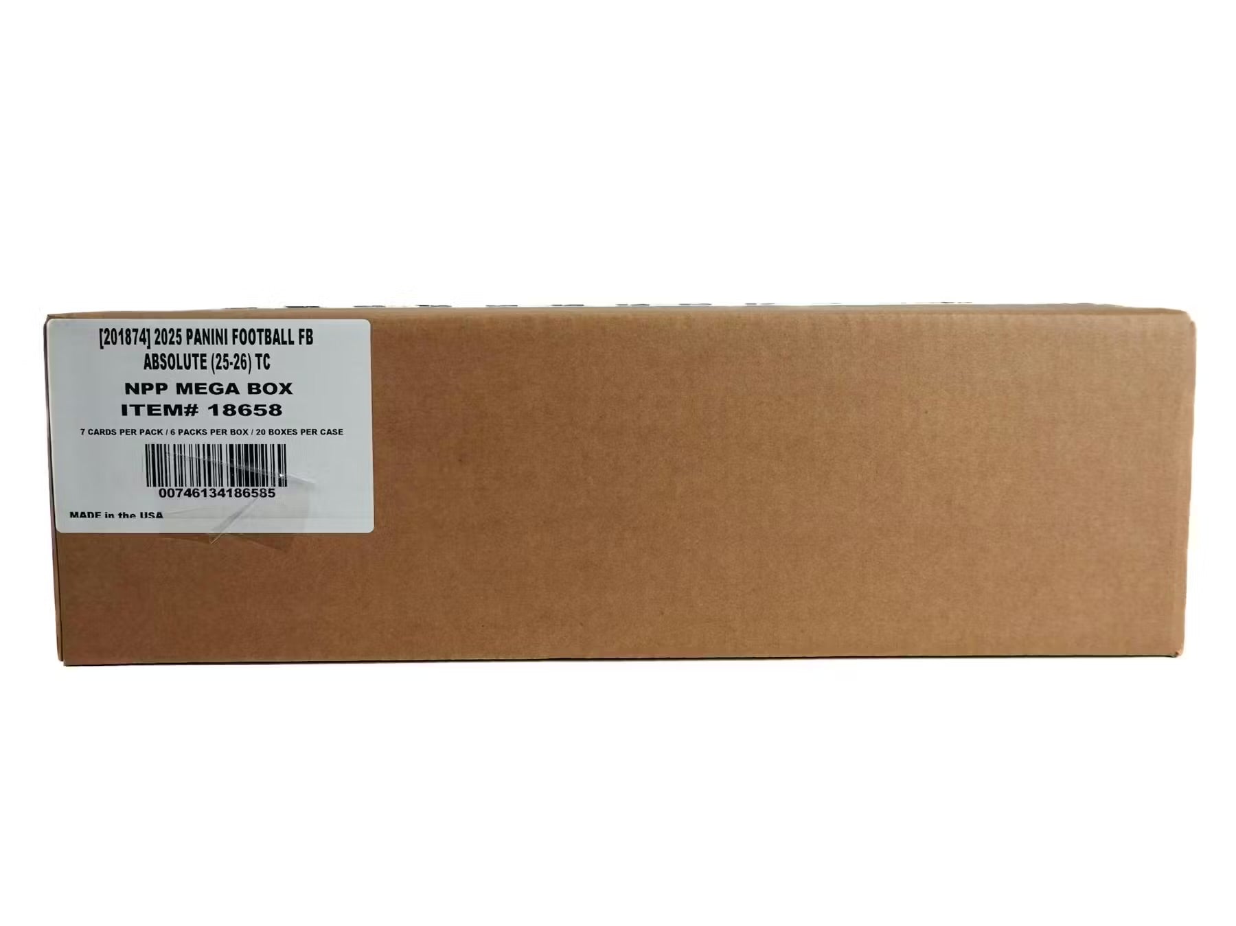 2025 Panini Absolute Football Mega Box (Factory Sealed Mega 20-Box Case)