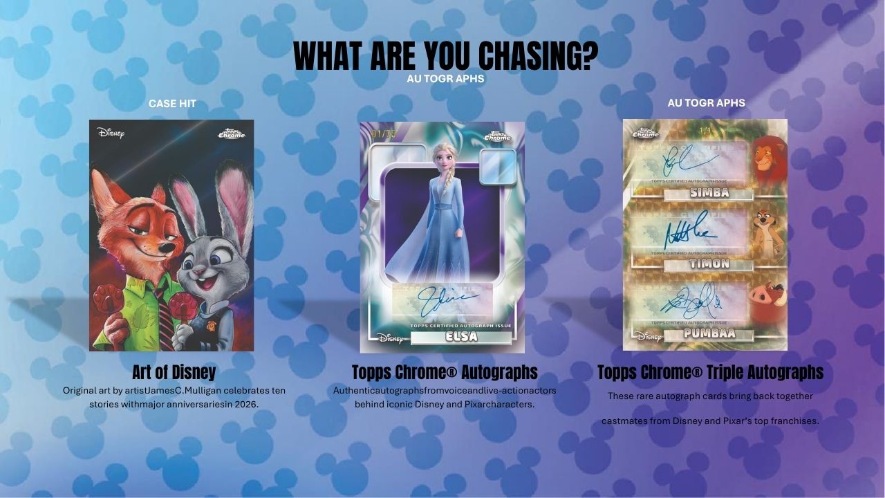 2026 Topps Chrome Disney Hobby Box