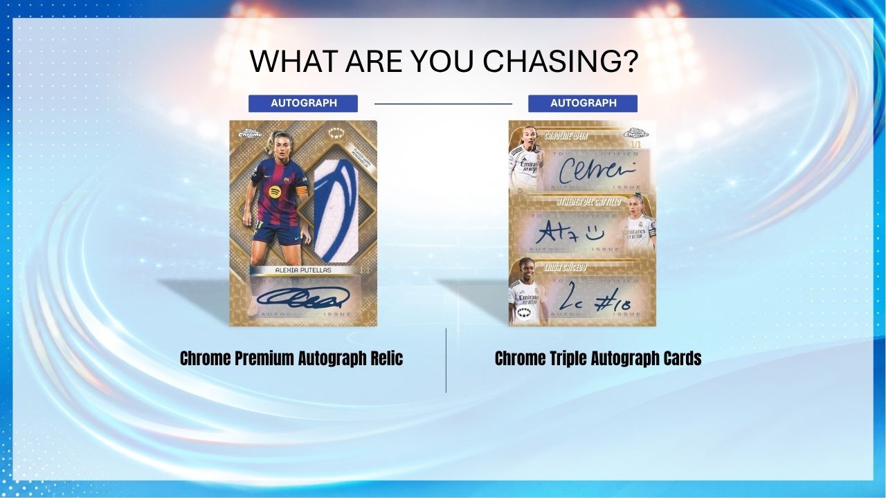 2025-26 Topps Chrome UEFA Champions League Women's Soccer Hobby Box