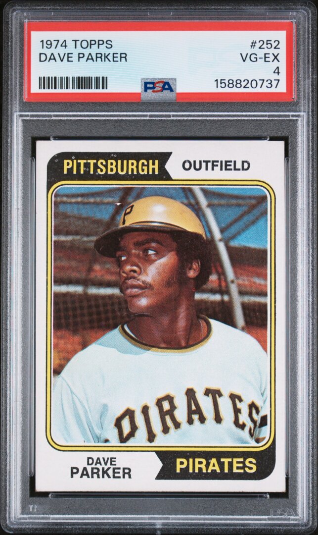 1974 Topps #252 Dave Parker RC PSA 4