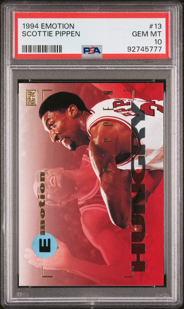 1994 E-Motion #13 Scottie Pippen PSA 10