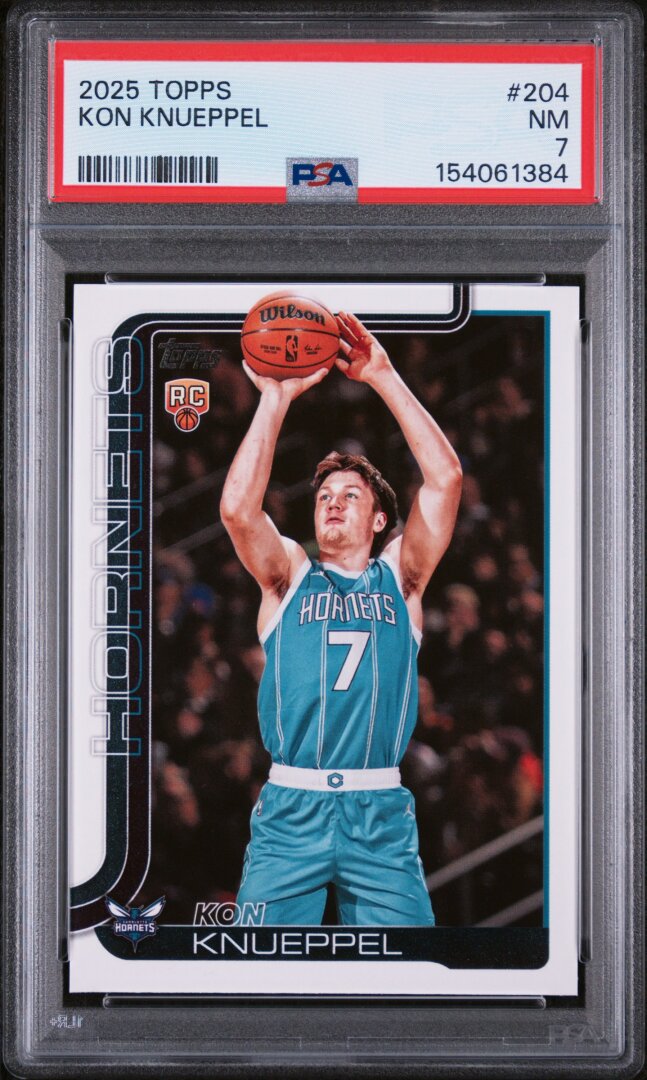 2025 Topps Kon Knueppel RC PSA 7 #204