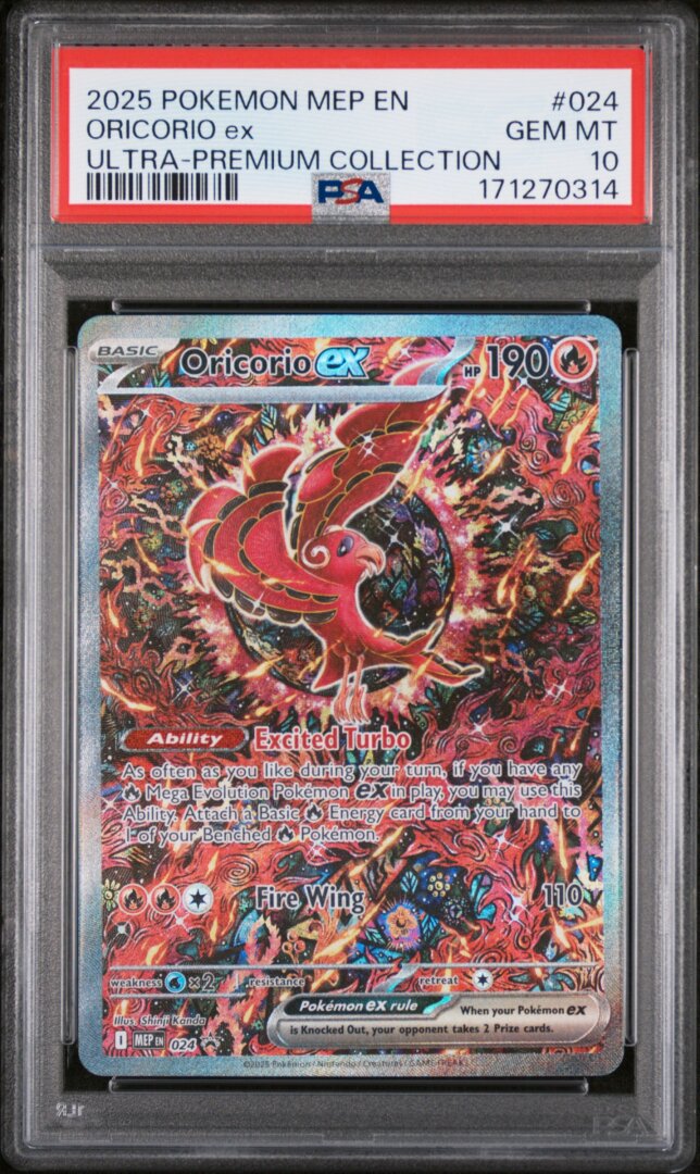 2025 Pokemon Oricorio Ex Ultra-premium Collection PSA 10 #024