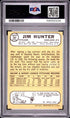 1968 Topps Catfish Hunter PSA 8 #385