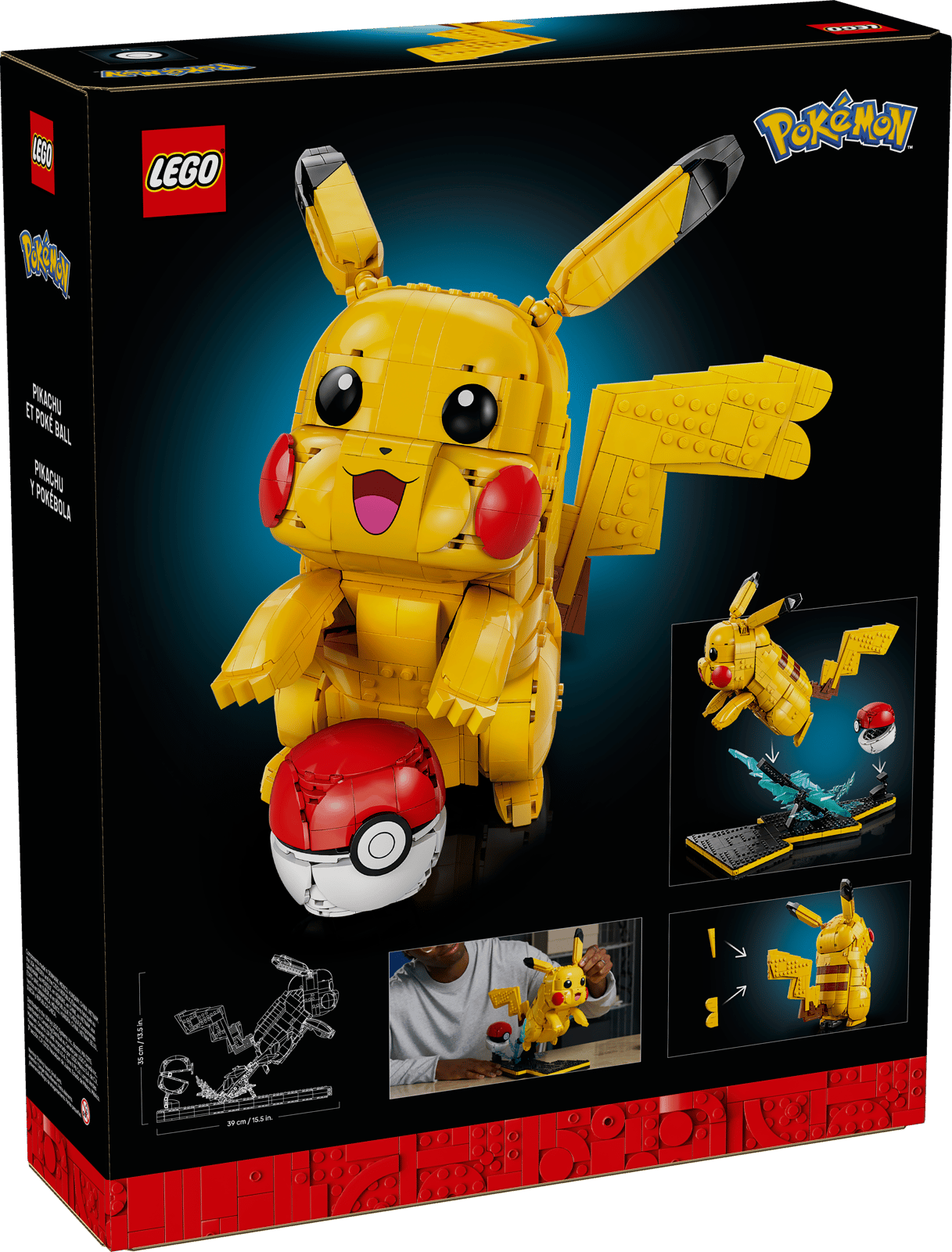 Lego Pokemon Pikachu and Poke Ball 72152