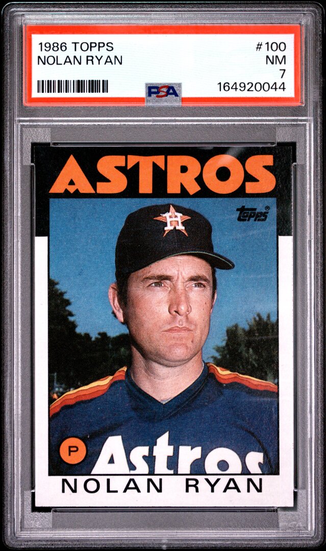 1986 Topps Nolan Ryan PSA 7 #100