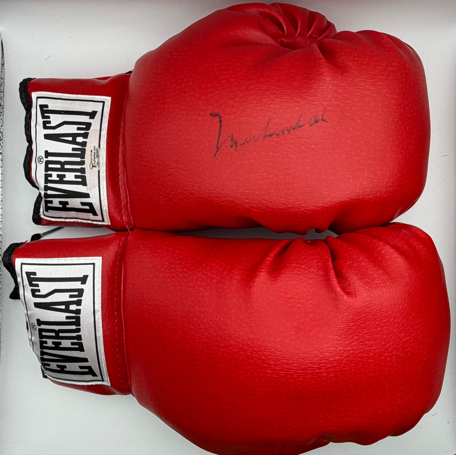 Muhammed Ali Autographed Boxing Gloves - Steiner COA