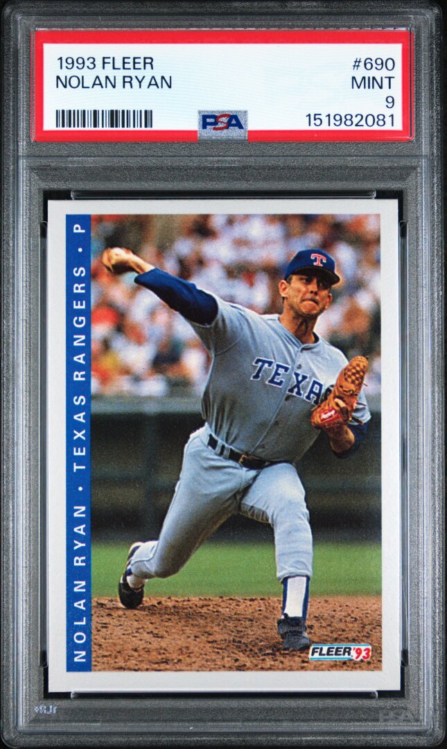 1993 Fleer Nolan Ryan PSA 9 #690