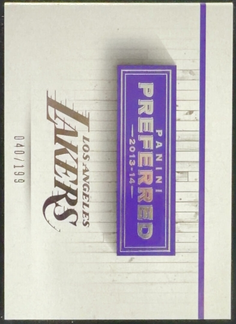 2013-14 Panini Preferred Lakers Connections Quad Relic /199