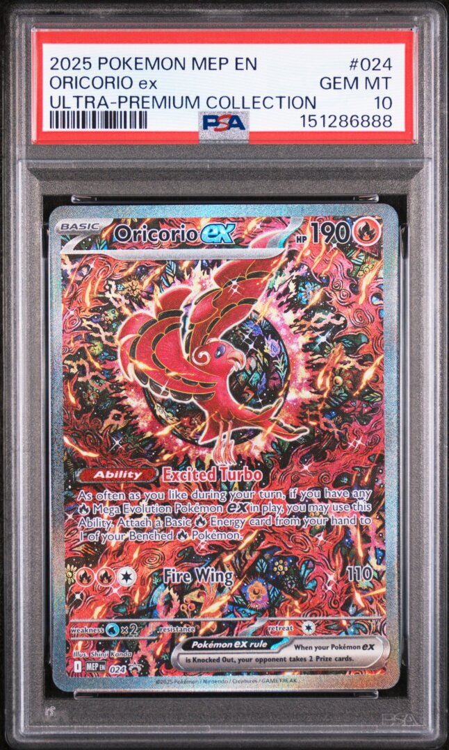 2025 Pokemon Oricorio Ex Ultra-premium Collection PSA 10 #024