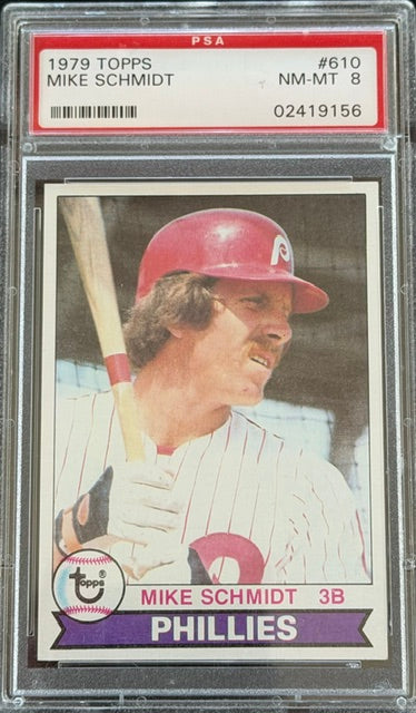 1979 Topps Mike Schmidt PSA 8 #610