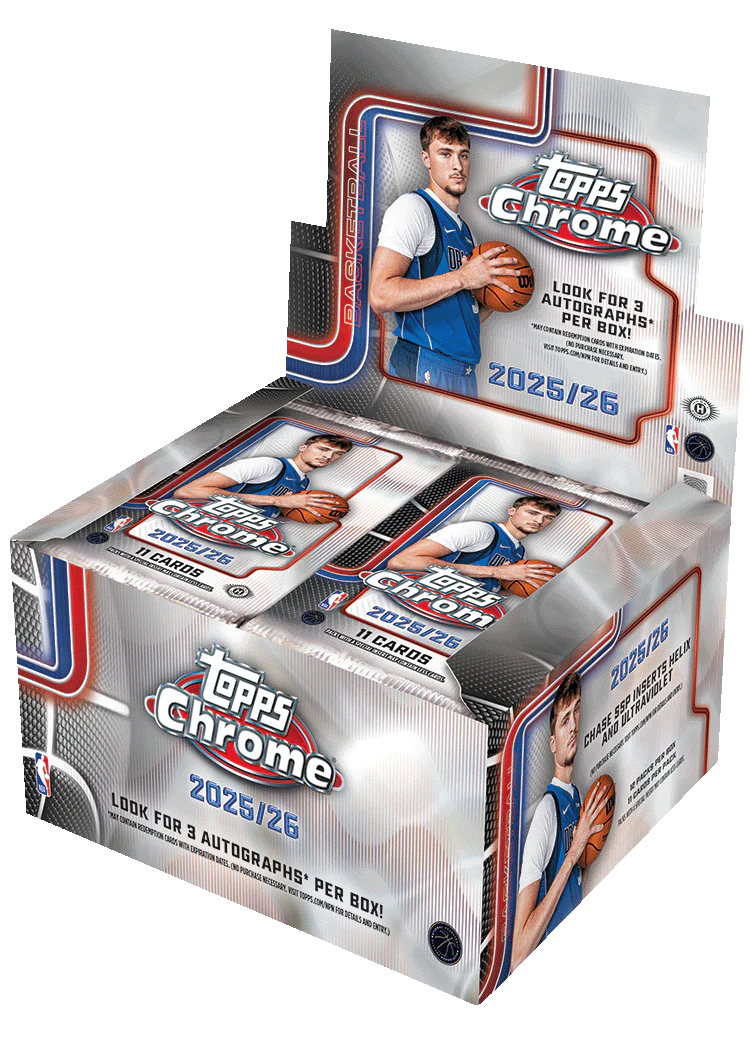 2025-26 Topps Chrome Basketball Hobby Jumbo Box