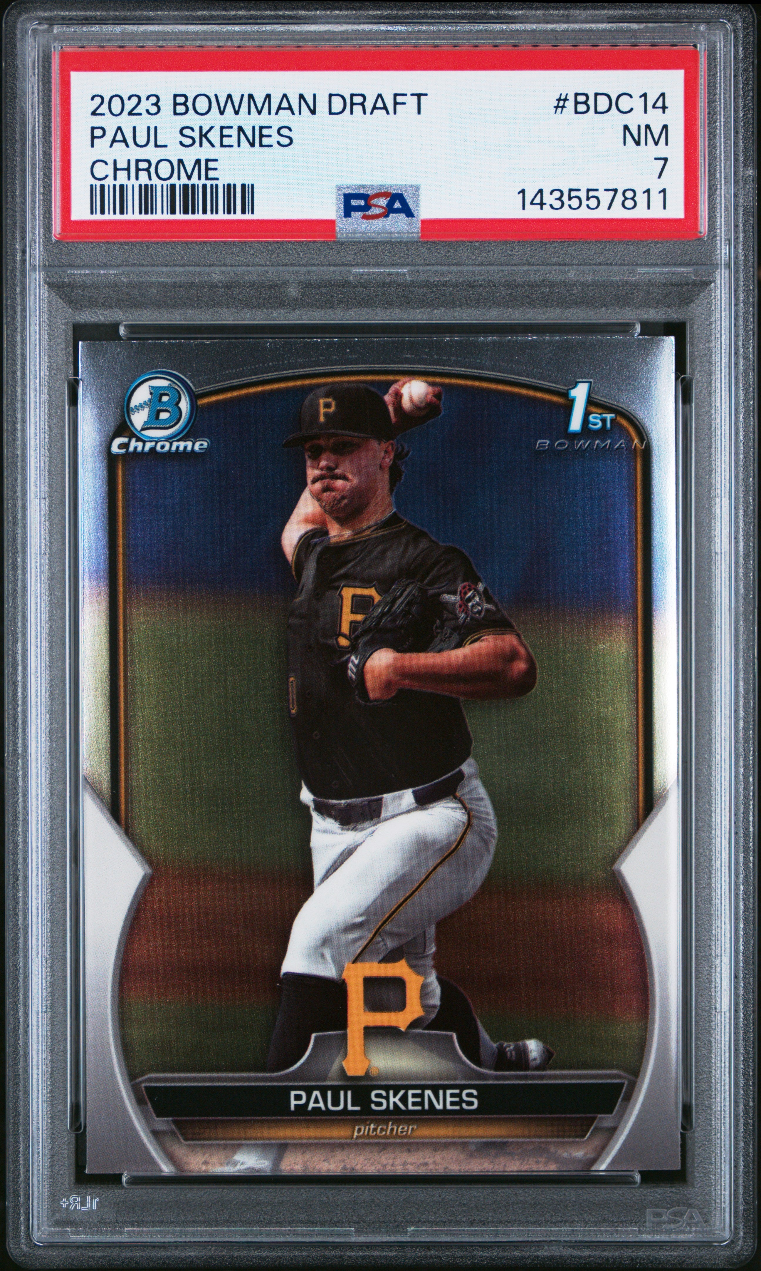 2023 Bowman Draft Bdc14 Paul Skenes Chrome PSA 7