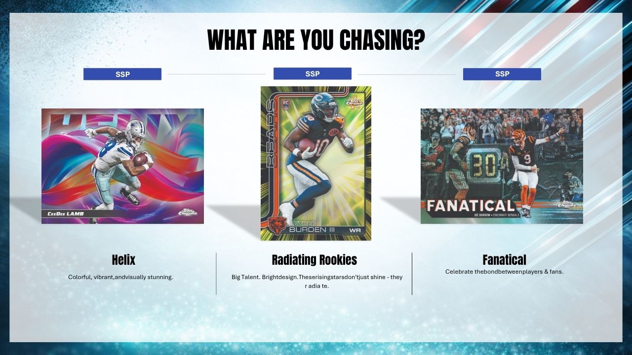 2025 Topps Chrome Football Hobby Jumbo Box